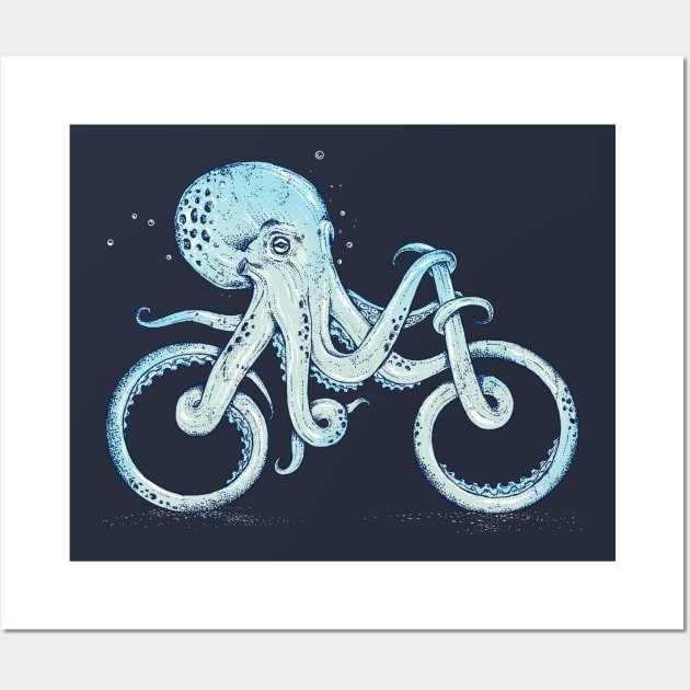 octopus bike Wall Art by alan.maia